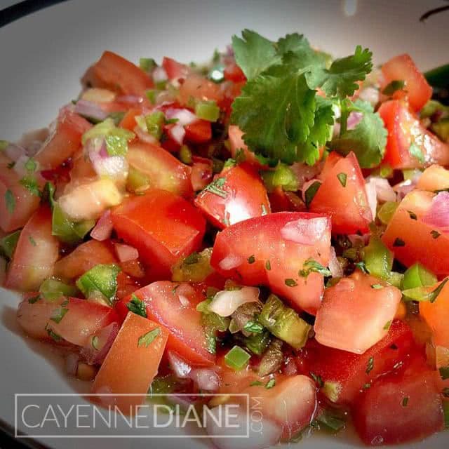 Simple Pico de Gallo Recipe | Cayenne Diane